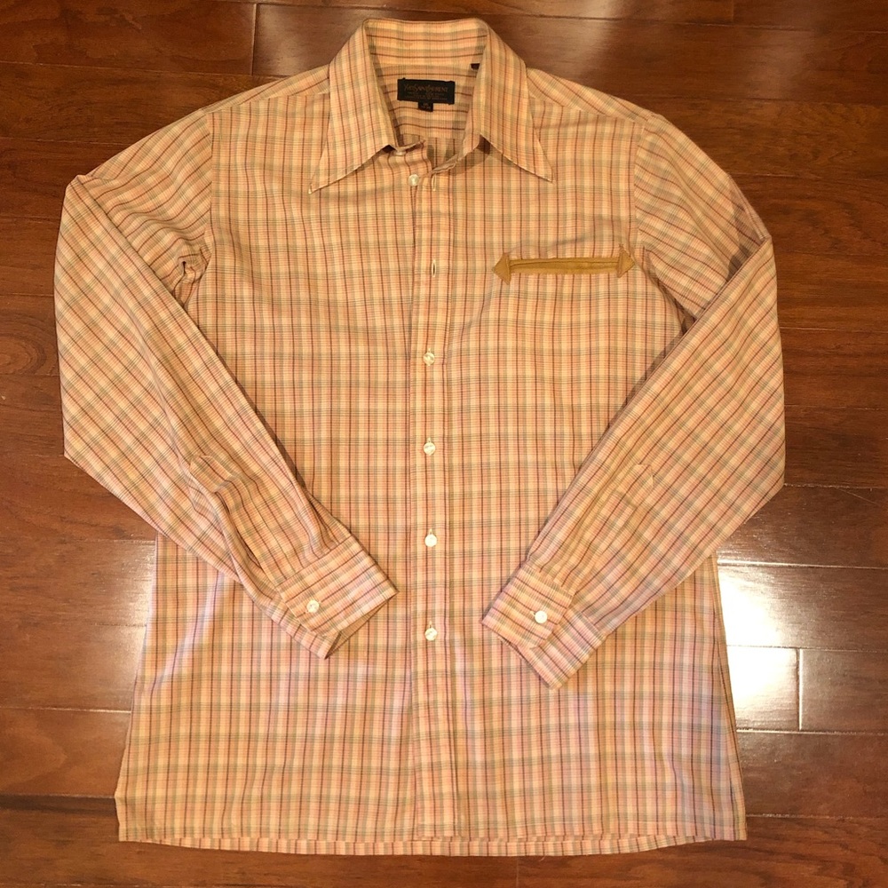 MINT Vintage 80’s Yves Saint Laurent Western Shirt
